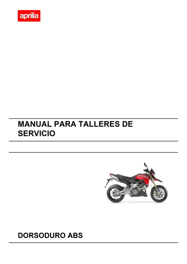 Manual De Serviços – Aprilia – Dorsoduro 750 ABS – 2014
