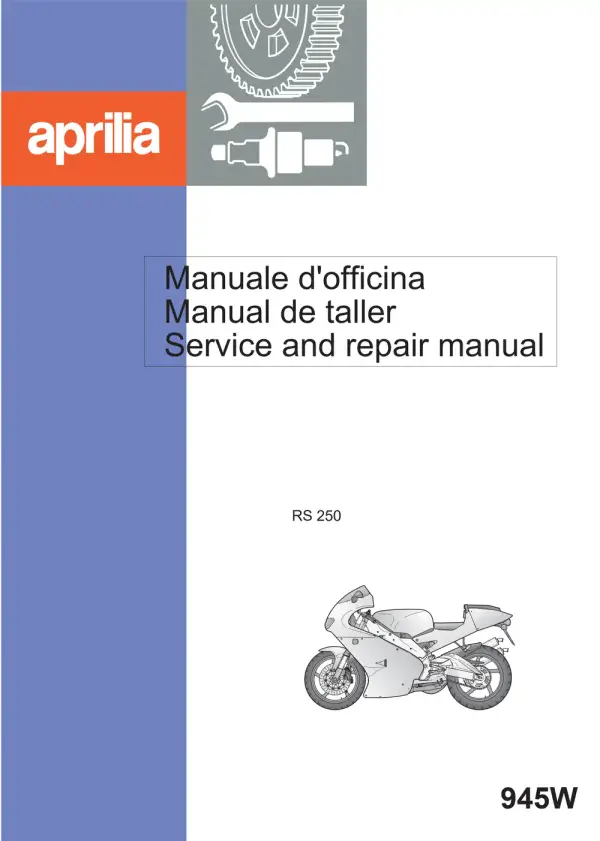 Manual De Serviços – Aprilia – RS 250 – 1994 – 1998