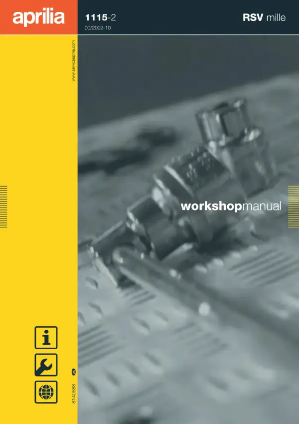 Manual De Serviços – Aprilia – RSV Mille – 1998 – 2002