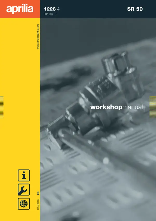 Manual De Serviços – Aprilia – SR 50 – 2004
