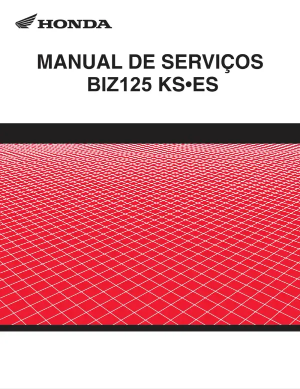 Manual De Serviços – Honda – BIZ 125 – KS – ES – Carburada – 2006 – 2008