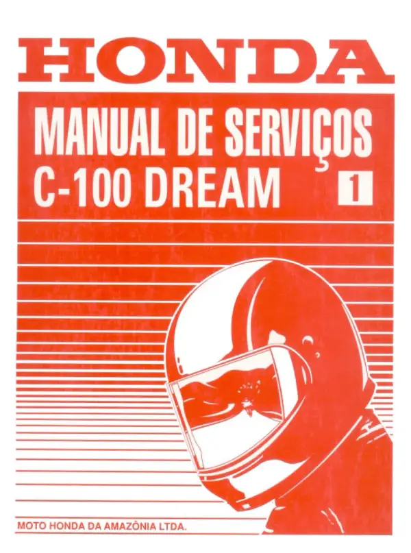 Manual De Serviços – Honda – C – 100 DREAM