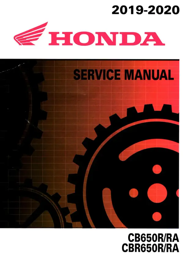 Manual De Serviços – Honda – CB 650 R – RA – CBR 650 R – RA – 2019 – 2020