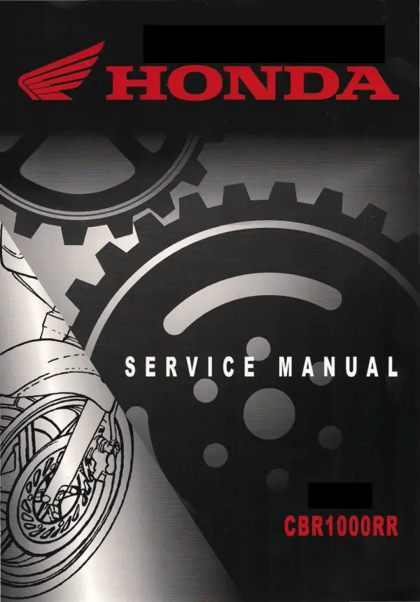 Manual De Serviços – Honda – CBR 1000 RR – CBR 1000 RA – 2008 – 2013