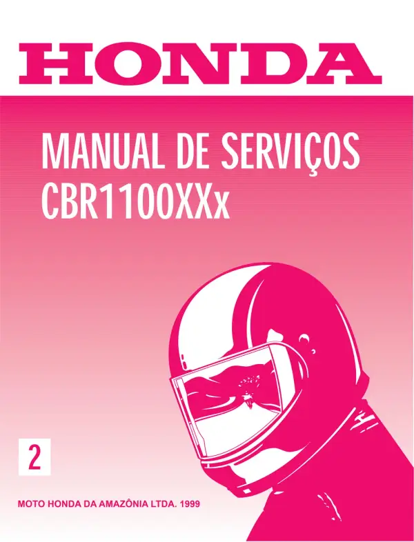 Manual De Serviços – Honda – CBR 1100 XX – 1999