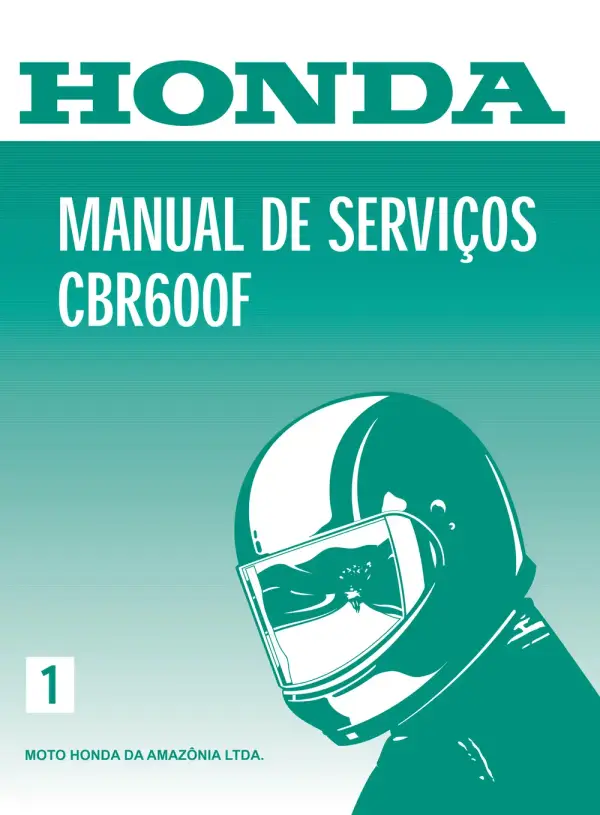 Manual De Serviços – Honda – CBR 600F3 – 1995 – 1997