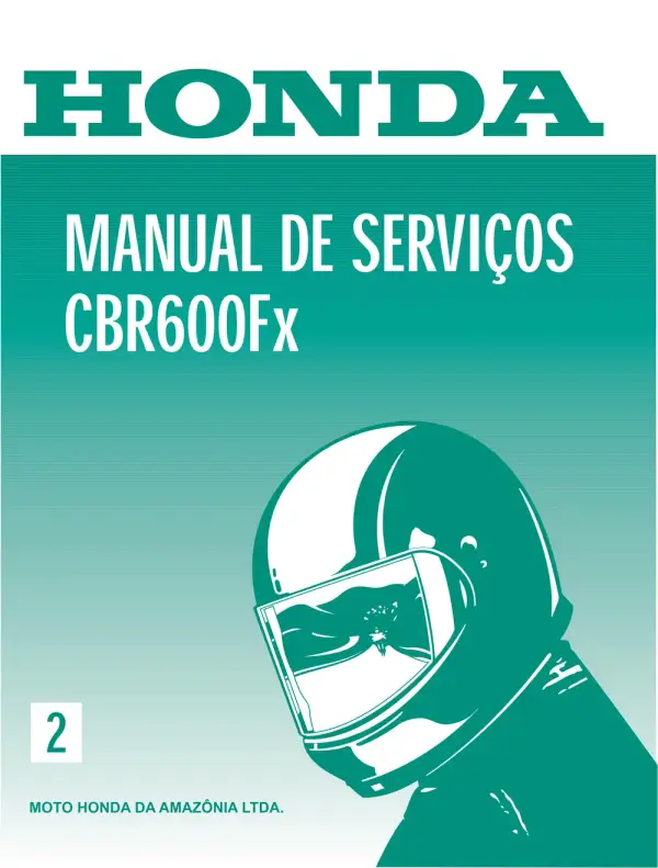 Manual De Serviços – Honda – CBR 600F4 – 1998 – 2001