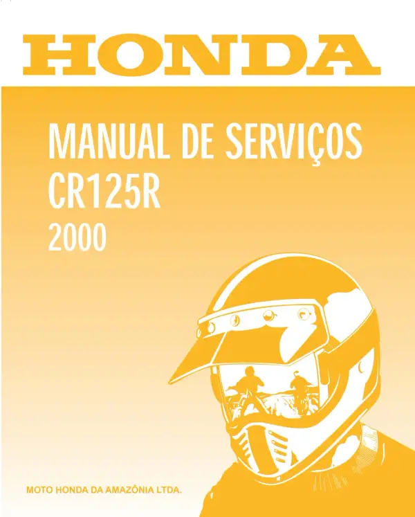 Manual De Serviços – Honda – CR 125 R – 2000
