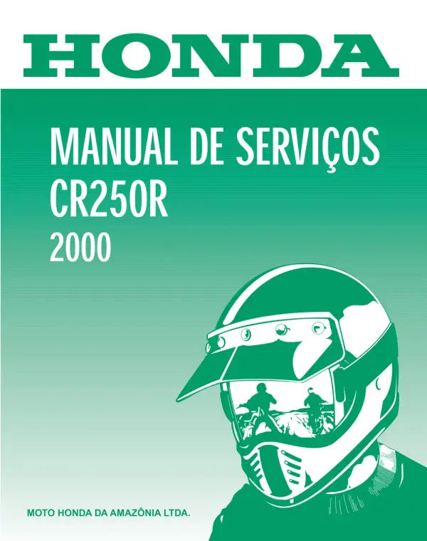 Manual De Serviços – Honda – CR 250 R – 2000