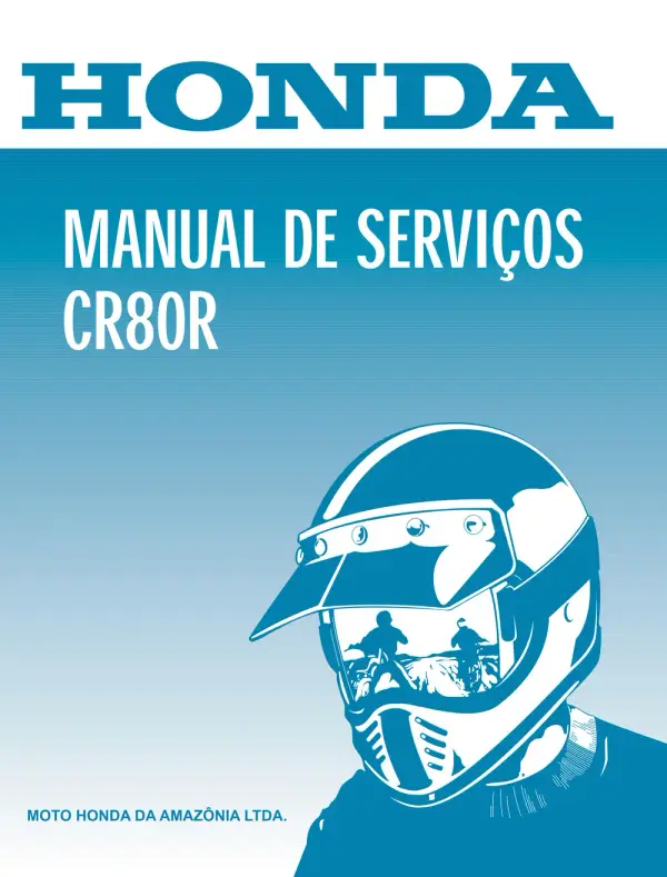 Manual De Serviços – Honda – CR 80 R – CR 80 RB – 1995 – 2000