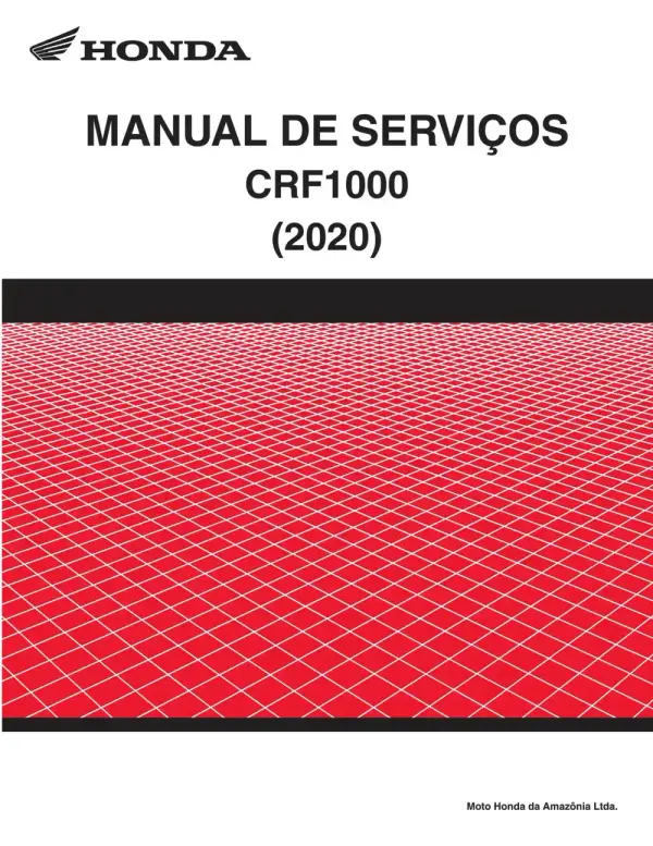 Manual De Serviços – Honda – CRF 1000 Africa Twin – 2018 – 2020