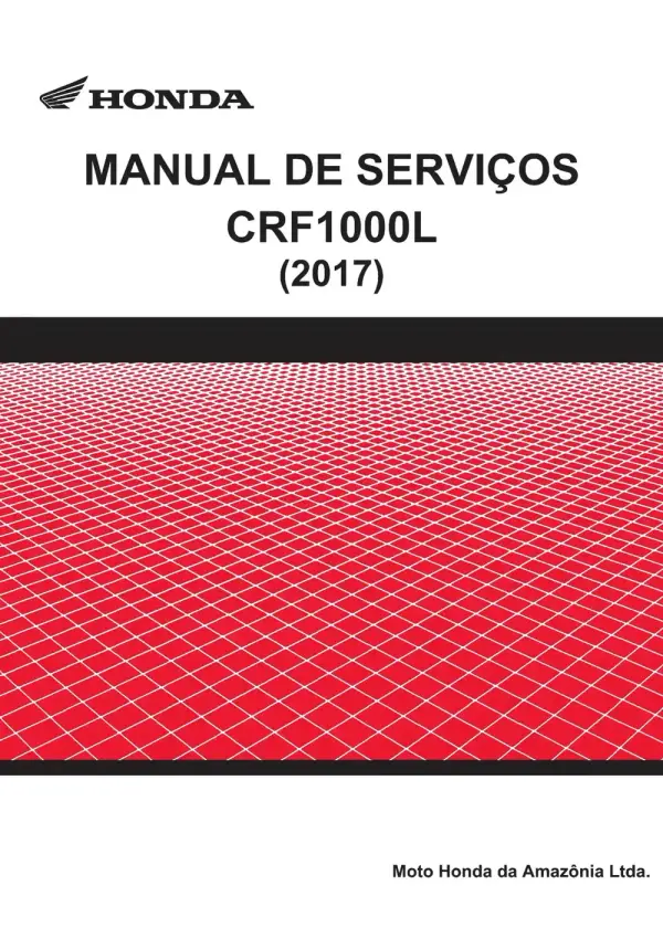 Manual De Serviços – Honda – CRF 1000 L Africa Twin – 2017