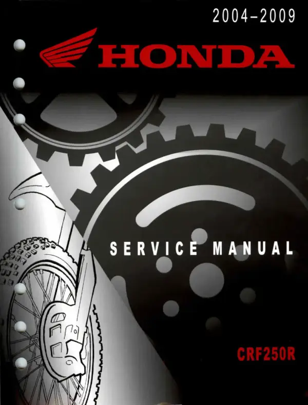 Manual De Serviços – Honda – CRF 250 R – 2004 – 2009