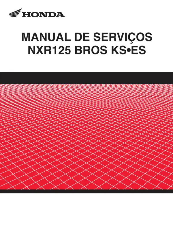 Manual De Serviços – Honda – NXR 125 Bros – KS – ES – 2003 – 2005