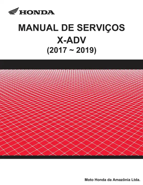 Manual De Serviços – Honda – X-ADV 750 – 2017 – 2019