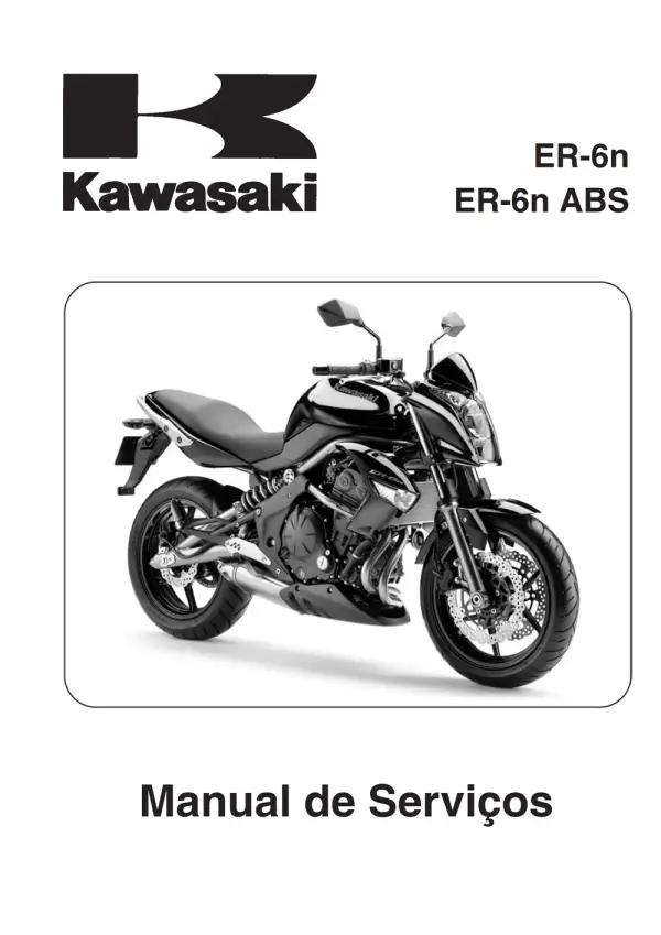 Manual De Serviços – Kawasaki – ER-6n – ER-6n ABS – 2009 – 2011