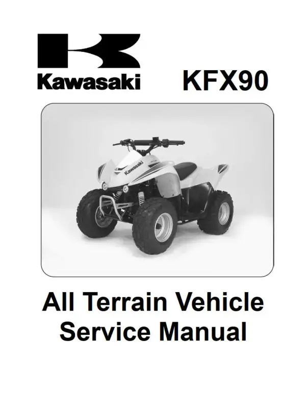 Manual De Serviços – Kawasaki – KFX 90 – 2006 – 2008