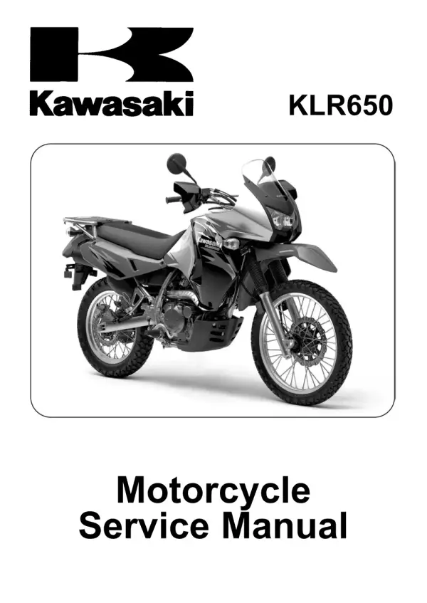 Manual De Serviços – Kawasaki – KLR 650 – 2008 – 2012