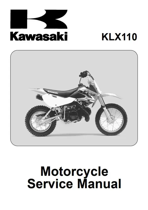 Manual De Serviços – Kawasaki – KLX 110 – 2002 – 2009