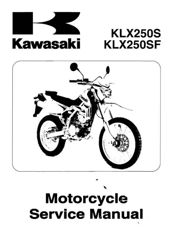 Manual De Serviços – Kawasaki – KLX 250S – KLX 250SF – 2009