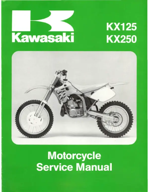 Manual De Serviços – Kawasaki – KX 125 – KX 250 – 1992 – 1993