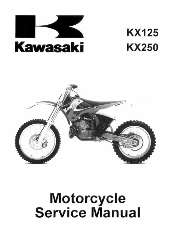 Manual De Serviços – Kawasaki – KX 125 – KX 250 – 1999 – 2002