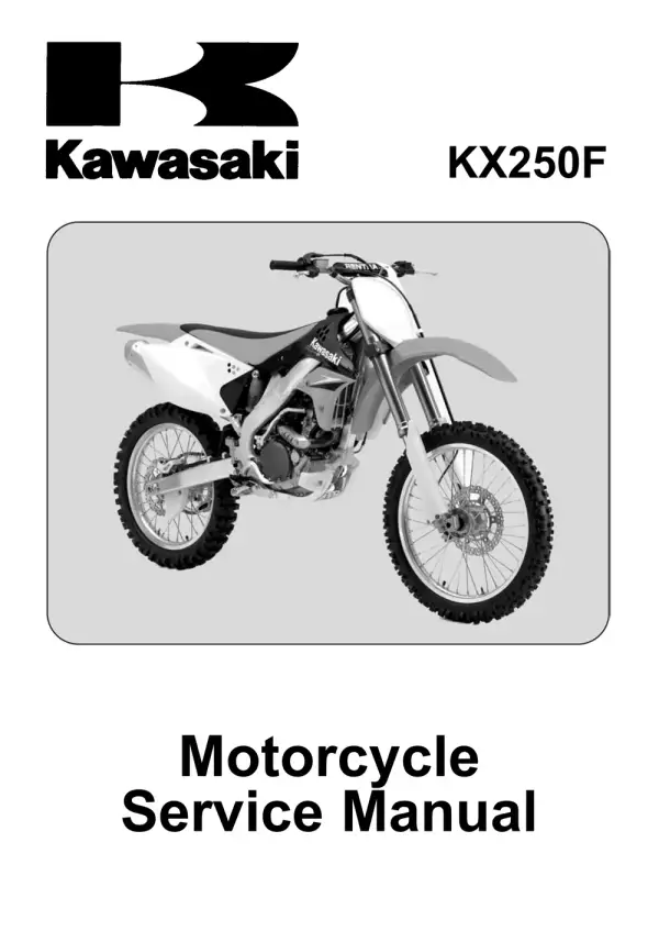 Manual De Serviços – Kawasaki – KX 250F – 2006 – 2008