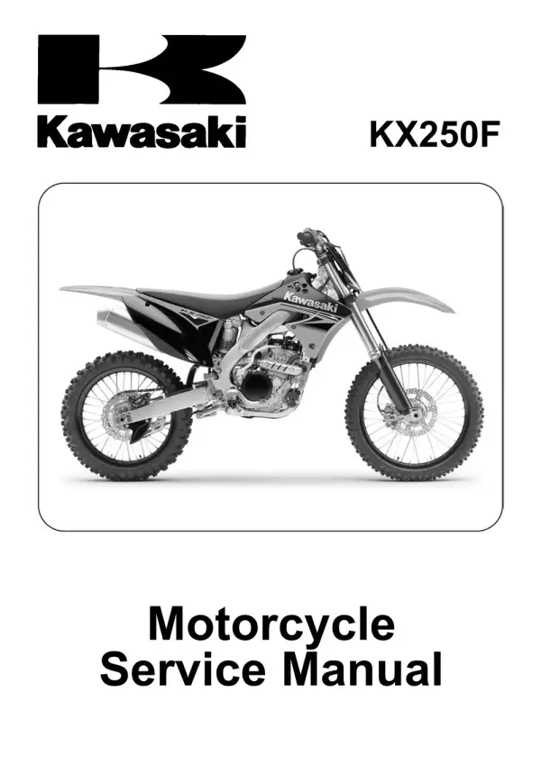 Manual De Serviços – Kawasaki – KX 250F – 2010