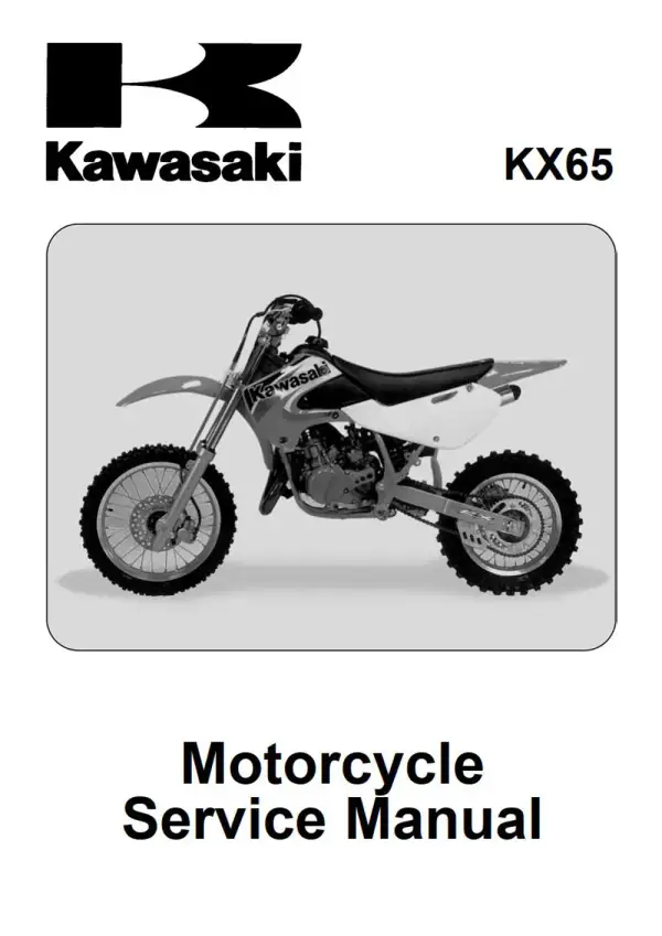 Manual De Serviços – Kawasaki – KX 65 – 2000 – 2011