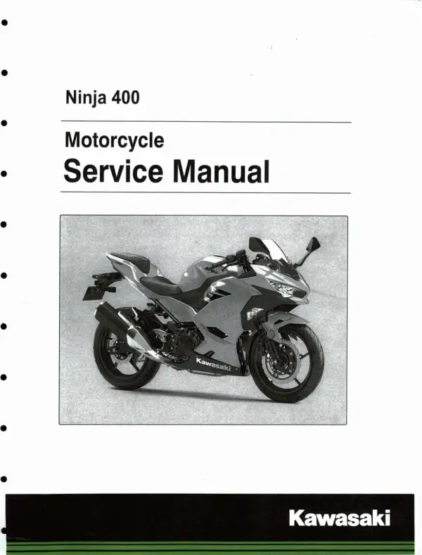 Manual De Serviços – Kawasaki – Ninja 400 – Ninja 400 ABS – 2018 – 2019