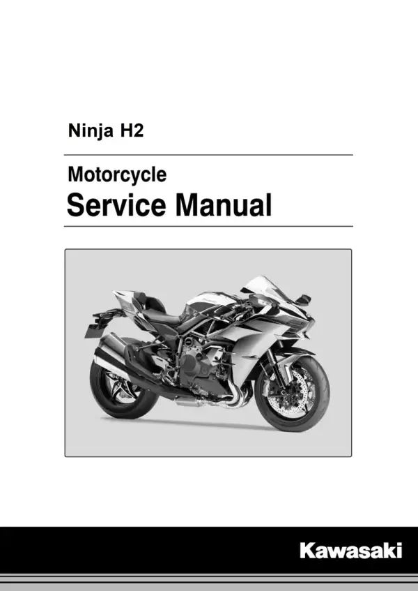 Manual De Serviços – Kawasaki – Ninja H2 – 2015