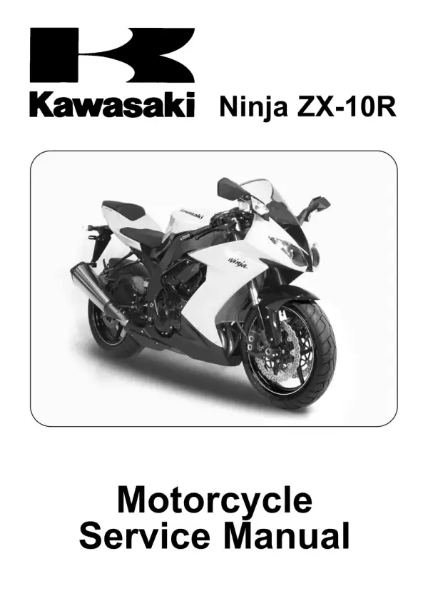 Manual De Serviços – Kawasaki – Ninja ZX-10R – 2008 – 2009