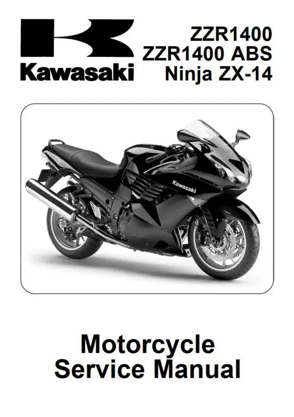 Manual De Serviços – Kawasaki – Ninja ZX-14 – ZZR 1400 – ZZR 1400 ABS – 2008 – 2009