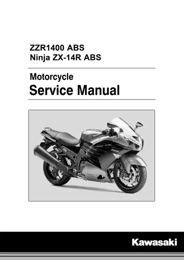 Manual De Serviços – Kawasaki – Ninja ZX-14R ABS – ZZR 1400 ABS – 2016 – 2017