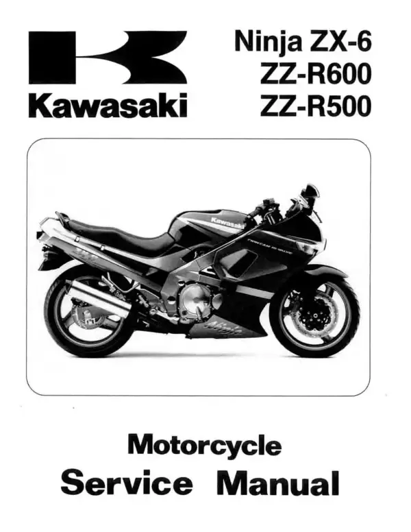 Manual De Serviços – Kawasaki – Ninja ZX-6 – ZZ-R600 – ZZ-R500 – 1990 – 2005