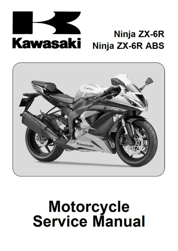 Manual De Serviços – Kawasaki – Ninja ZX-6R ABS – ZX 636 – 2013