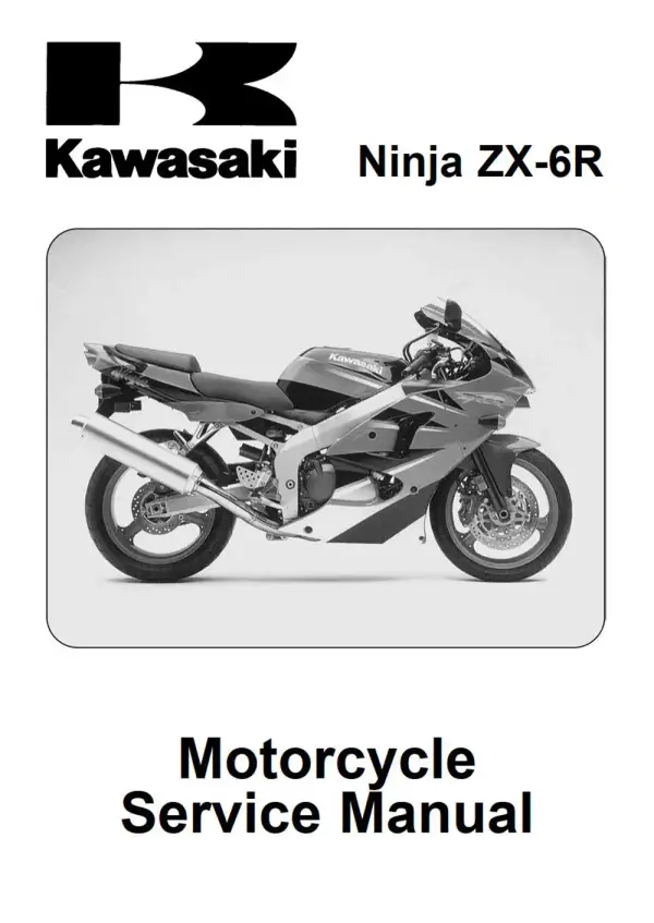 Manual De Serviços – Kawasaki – Ninja ZX-6R – ZX 600 – 2000 – 2008