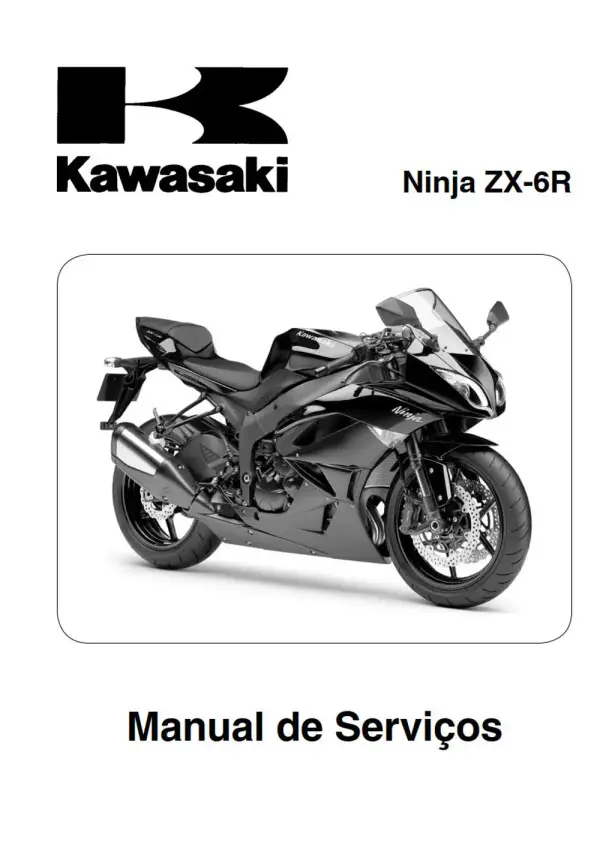 Manual De Serviços – Kawasaki – Ninja ZX-6R – ZX 600 – 2009 – 2012