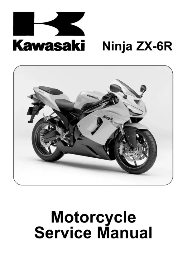 Manual De Serviços – Kawasaki – Ninja ZX-6R – ZX 636 – 2005 – 2006