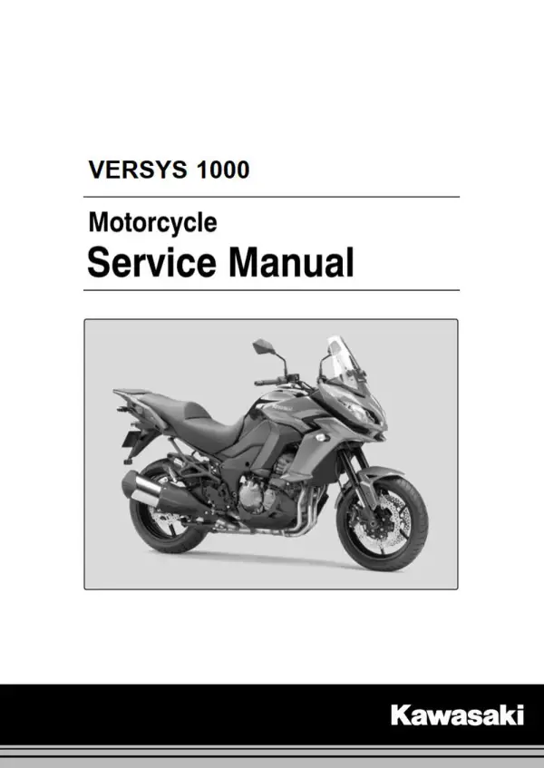 Manual De Serviços – Kawasaki – Versys 1000 – 2015