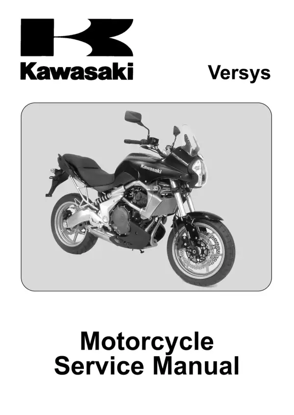 Manual De Serviços – Kawasaki – Versys 650 – 2007