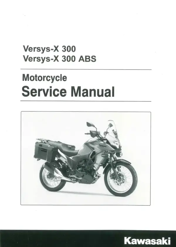 Manual De Serviços – Kawasaki – Versys-X 300 – Versys-X 300 ABS – 2017 – 2018