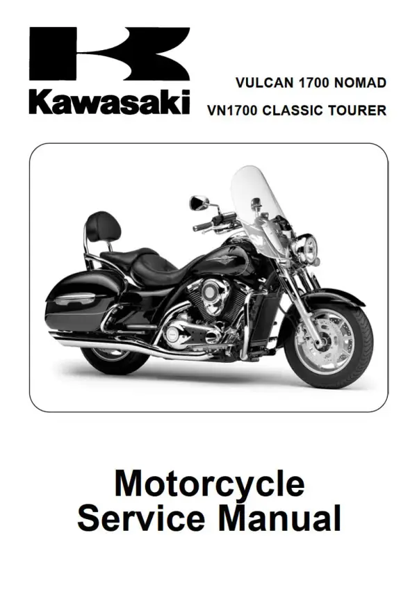 Manual De Serviços – Kawasaki – Vulcan 1700 Nomad – VN 1700 Classic Tourer – 2009