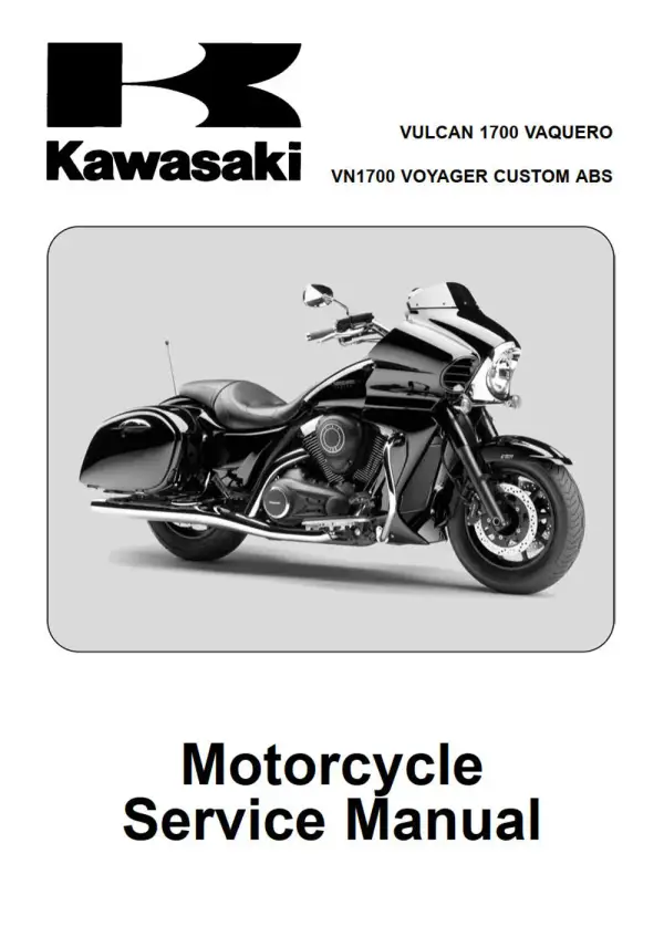Manual De Serviços – Kawasaki – Vulcan 1700 Vaquero – VN 1700 Voyager Custom ABS – 2011 – 2012