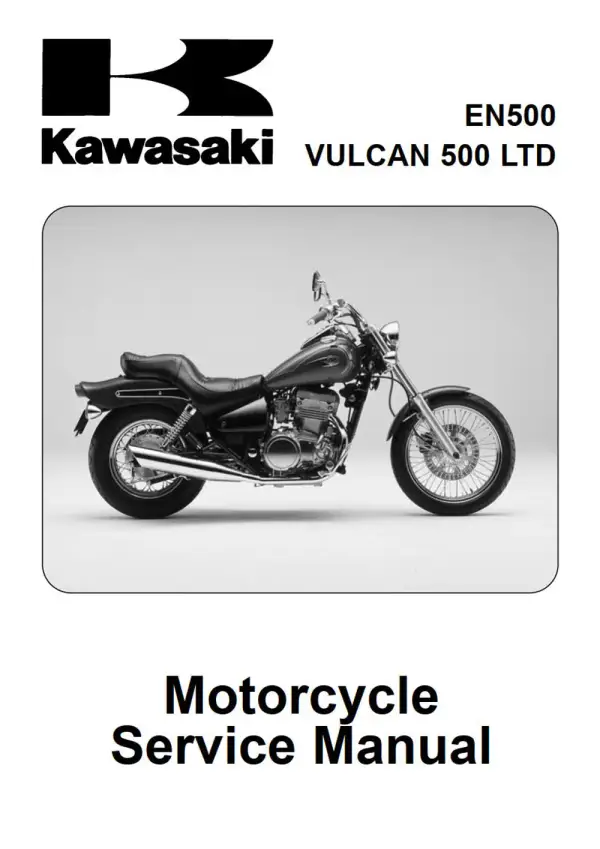 Manual De Serviços – Kawasaki – Vulcan 500 LTD – EN 500 – 1996 – 2008