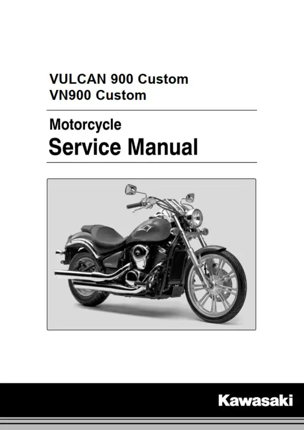 Manual De Serviços – Kawasaki – Vulcan 900 Custom – VN 900 Custom – 2007 – 2015