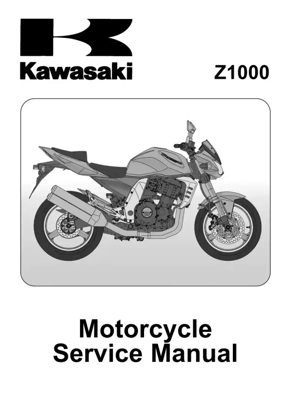 Manual De Serviços – Kawasaki – Z1000 – 2003 – 2006