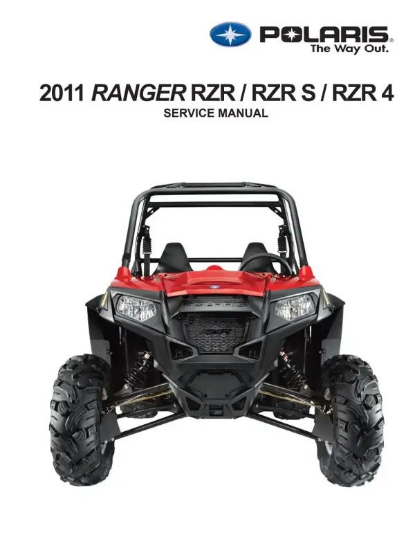 Manual De Serviços – Polaris – Ranger RZR – RZR S – RZR 4 – 2011