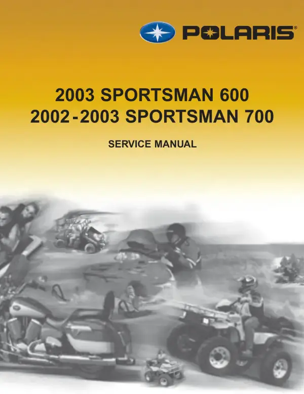 Manual De Serviços – Polaris – Sportsman 600 – Sportsman 700 – 2002 – 2003