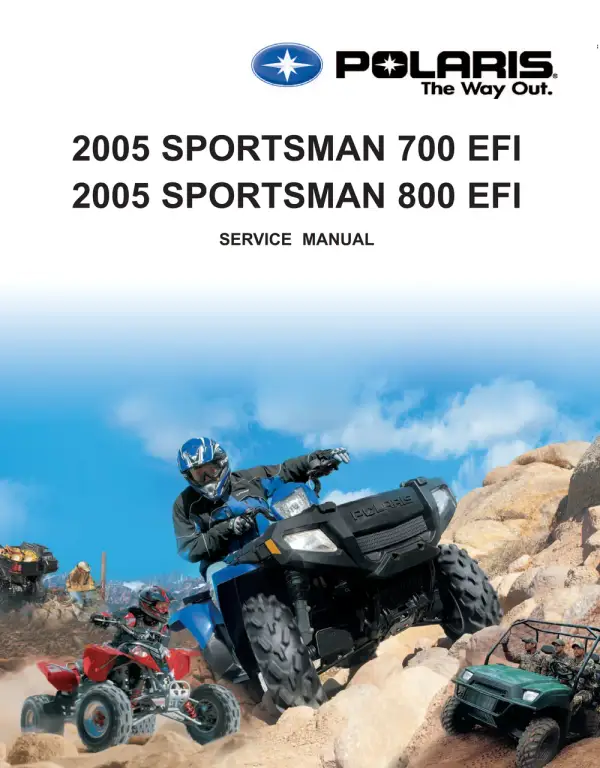 Manual De Serviços – Polaris – Sportsman 700 Efi – Sportsman 800 Efi – 2005